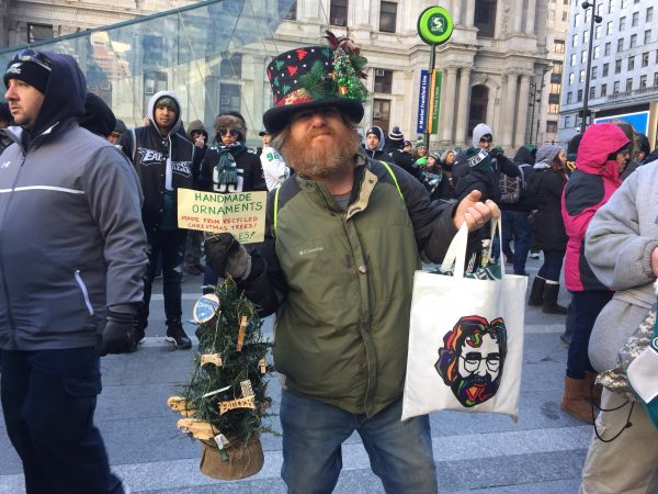 David from Northeast Pennsylvania woke up at 4 a.m. on Thursday for the Eagles Super Bowl parade