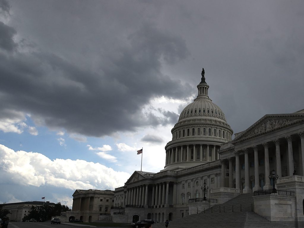A political storm is brewing in Washington over the release of a much-discussed secret memo alleging abuses by the FBI and Justice Department. A political storm is brewing in Washington over the release of a much-discussed secret memo alleging abuses by the FBI and Justice Department. (Mark Wilson/Getty Images)