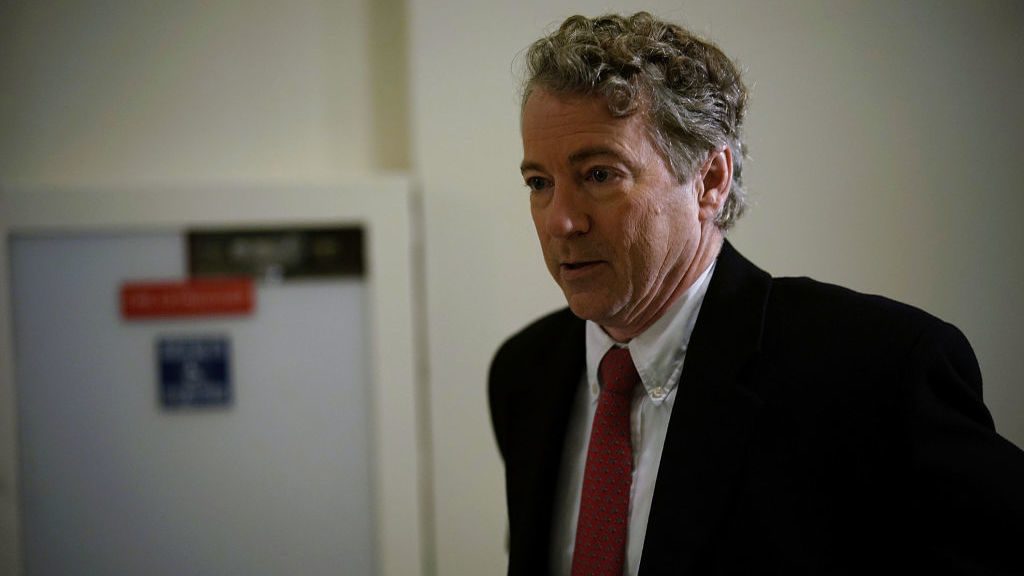 Sen. Rand Paul, R-Ky., blocked a budget deal Thursday as the government ran out of funding at midnight. Paul sought a vote on an amendment to restore budget caps in the funding bill. Sen. Rand Paul, R-Ky., blocked a budget deal Thursday as the government ran out of funding at midnight. Paul sought a vote on an amendment to restore budget caps in the funding bill.