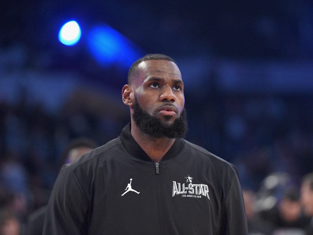LeBron James warms up prior to the NBA All-Star Game at Staples Center in Los Angeles on Sunday. LeBron James warms up prior to the NBA All-Star Game at Staples Center in Los Angeles on Sunday.