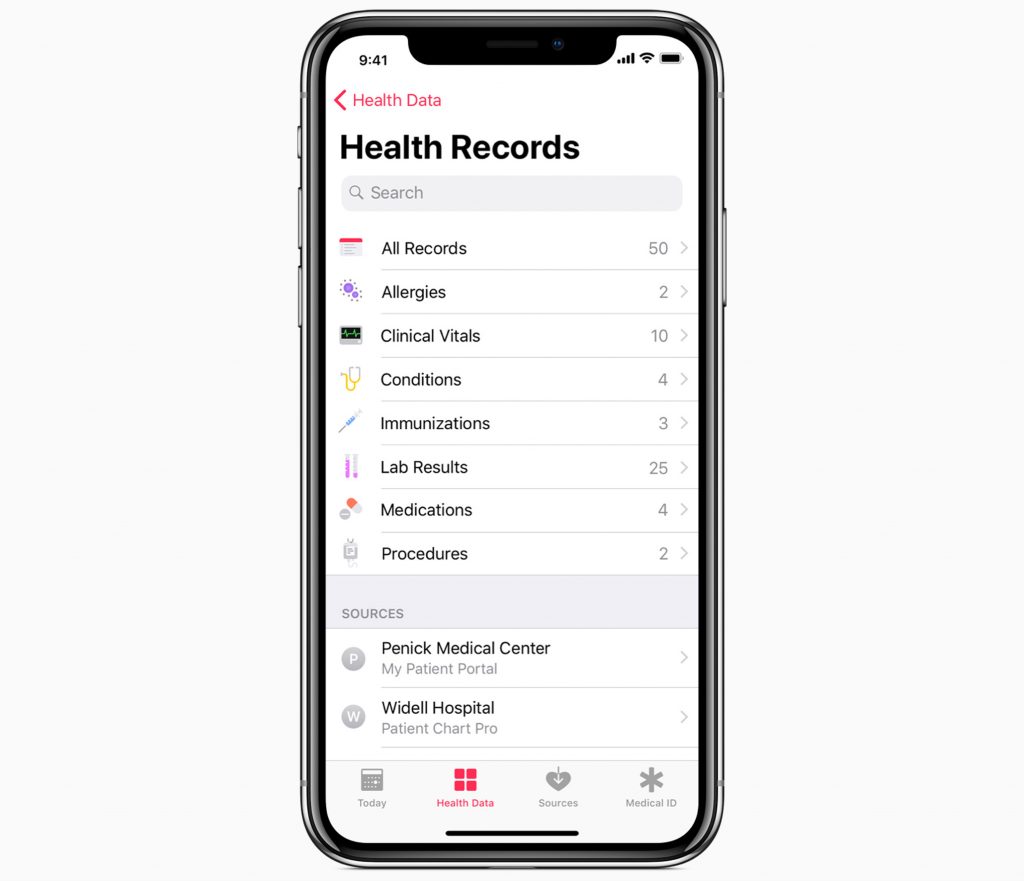 New capabilities in Health Records help patients see medical records from multiple providers.