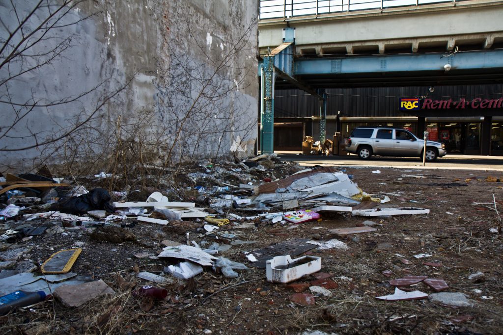 kensington-avenue-and-f-streets-is-rated-a-4-on-philadelphia-s-litter-index-kimberly-paynter-whyy.original Kensington Avenue and F streets is rated a “4” on Philadelphia’s Litter Index.