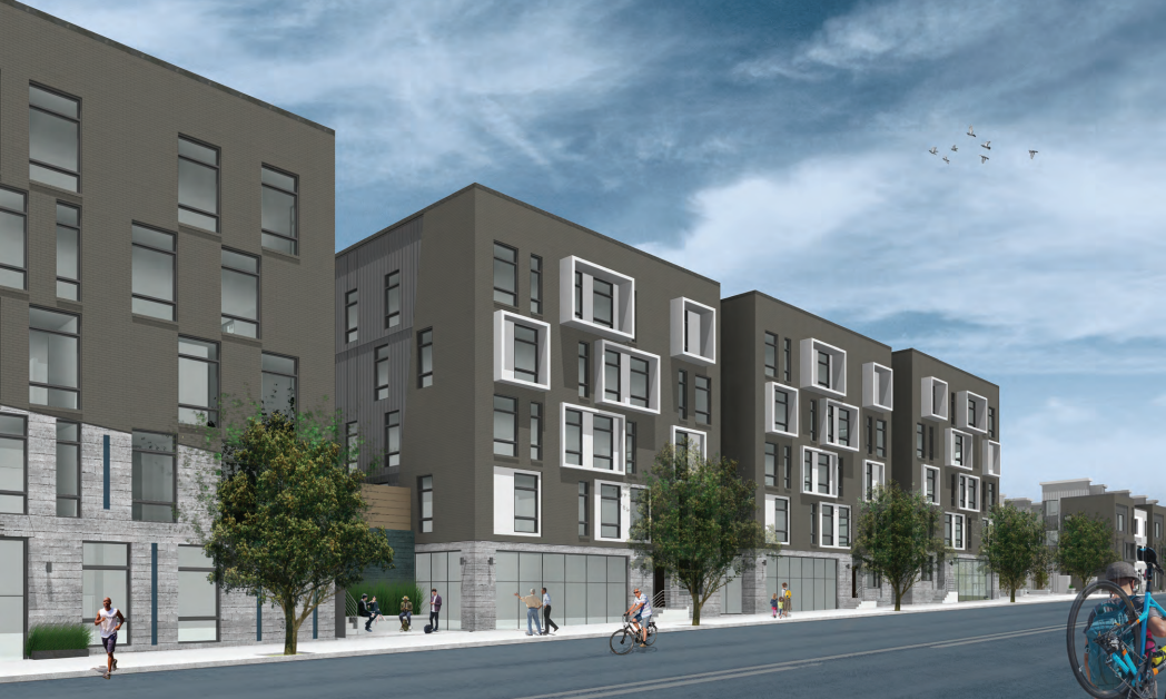 Multi-Family Buildings from East Lehigh Ave. 
