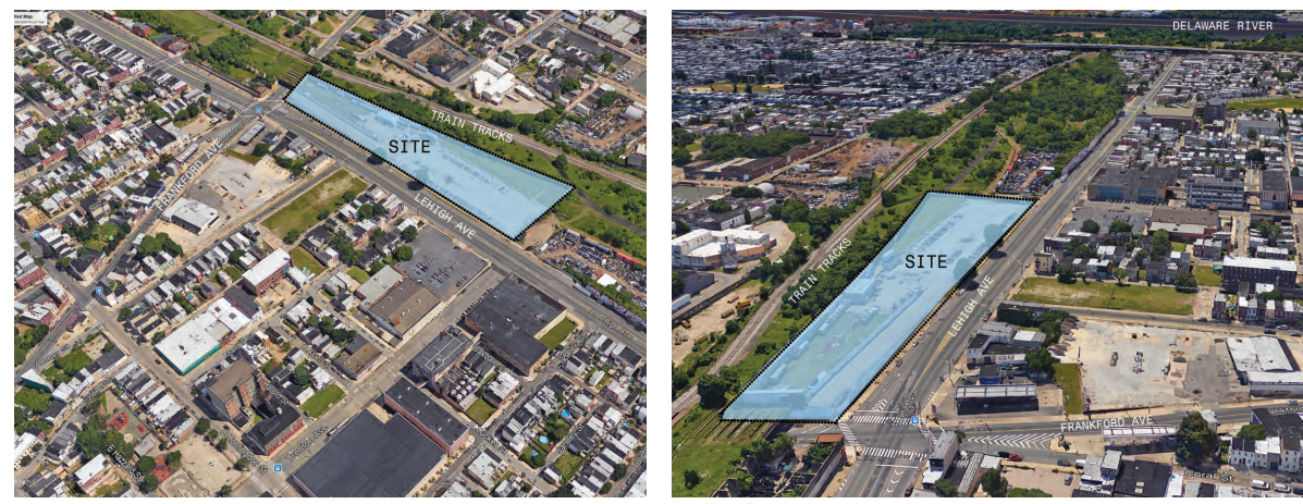 Site map of 2035 Lehigh Ave. 