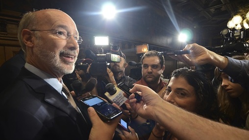 Democratic Gov. Tom Wolf Wednesday, July 12, 2017 in Harrisburg, Pa. (Marc Levy/AP Photo, file)