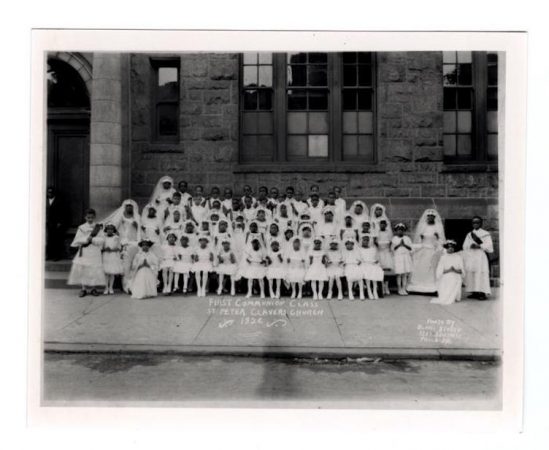 1926 St. Peter Claver First Communion Class / Historical Society of Pennsylvania
