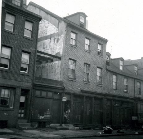 A Pine Street home in disrepair, 1946.