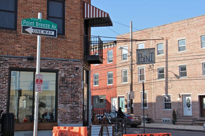 The On Point Bistro at Point Breeze Avenue and Federal Street in Point Breeze. (Emma Lee/WHYY)