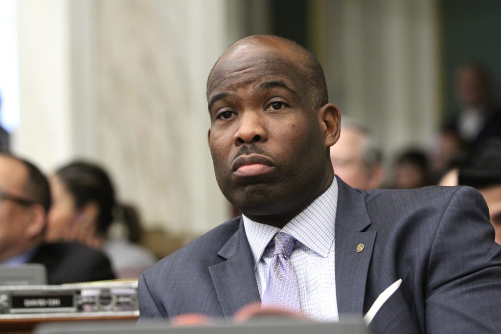 2018 03 01-e lee-derek green-philadelphia city hall-city council City Councilman Derek Green. (Emma Lee/WHYY)