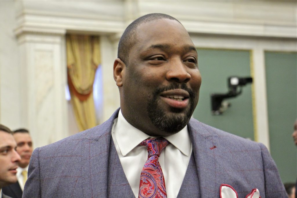 2018 03 01-e lee-kenyatta johnson-philadelphia city hall-city council City Councilmember Kenyatta Johnson.