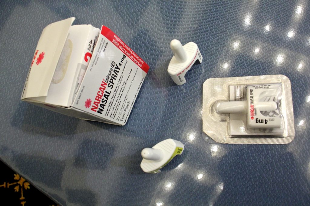 2018 03 13-e lee-philadelphia-naloxone spray Naloxone, commonly known by its brand name, Narcan (Emma Lee/WHYY, file)
