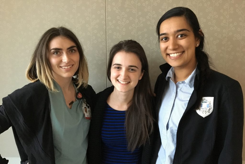 Third year medical students Kelsey Coolahan, Sami Kennedy and Priyanka Chugh have been advocating for disabilities awareness at Cooper Medical School at Rowan University.