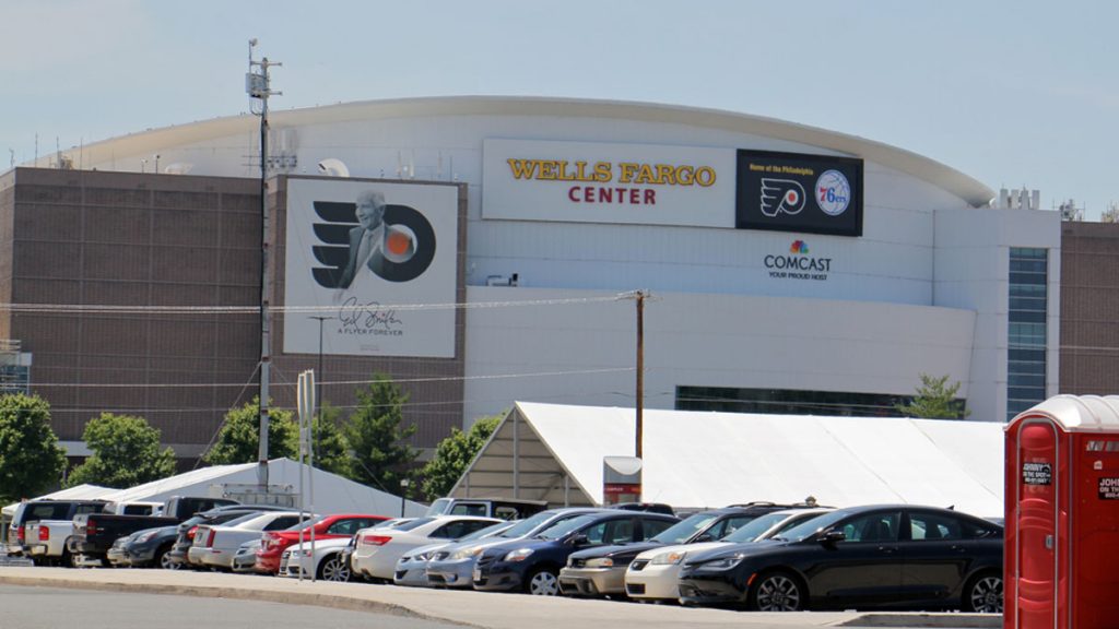 20180305wells-fargo-center-3 The Wells Fargo Center. (Emma Lee/WHYY)