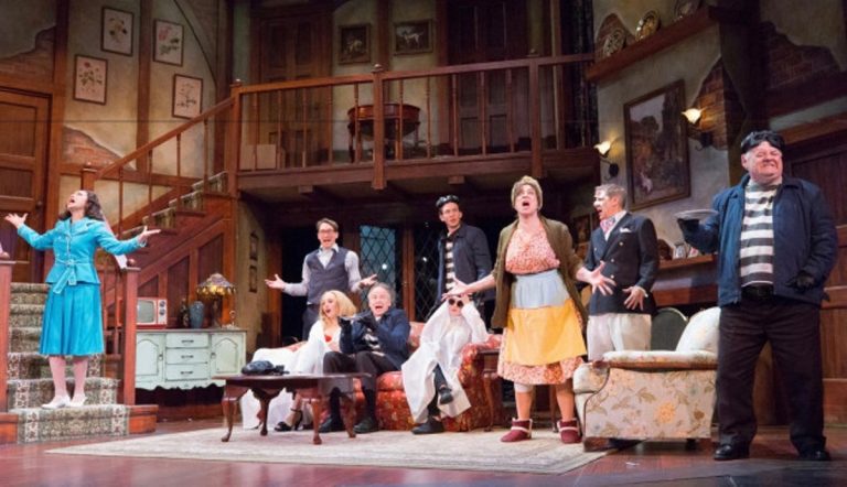 The cast of Walnut Street Theatre's production of 