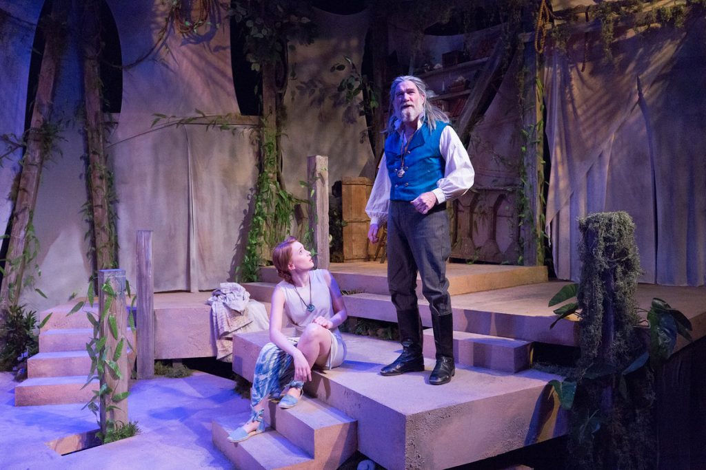675 Ruby Wolf and Peter DeLaurier in Lantern Theater Company's production of