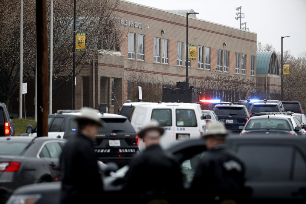 Maryland School Shooting Deputies and federal agents converge on Great Mills High School