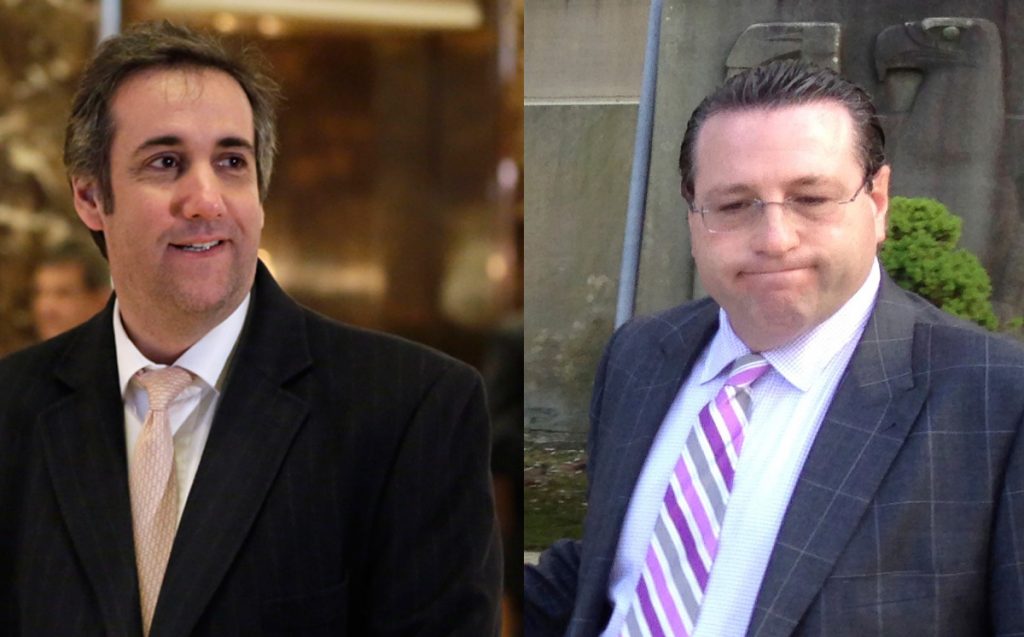 APcohenandschwartzx1200 Michael Cohen, (left), and David Schwartz (Richard Drew and Frank Eltman/AP)