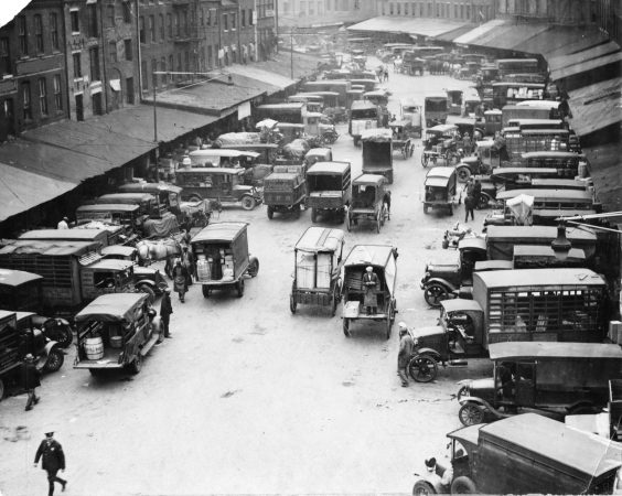 The Dock Street Market in 1928.