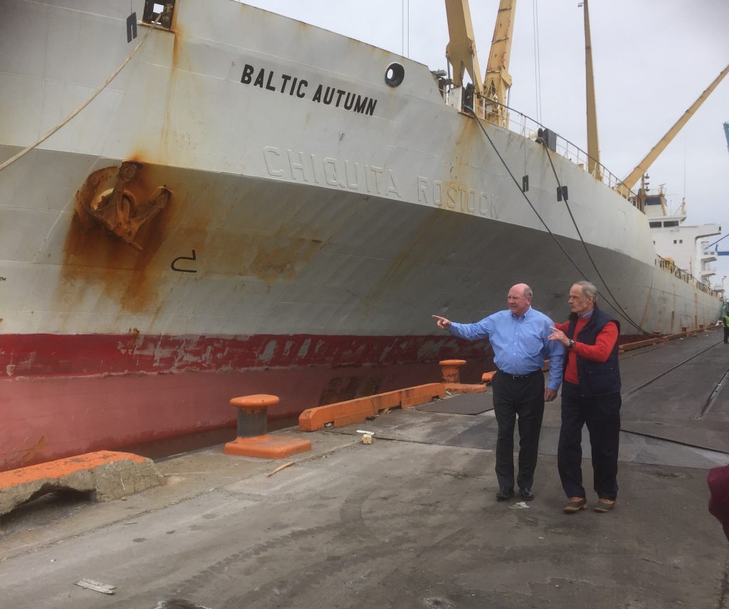Carper Port Wilm U.S. Sen. Tom Carper, D-Delaware, and Assistant Secretary of the Army for Civil Works R.D. James toured the Port of Wilmington Tuesday afternoon. (Zoe Read/WHYY)