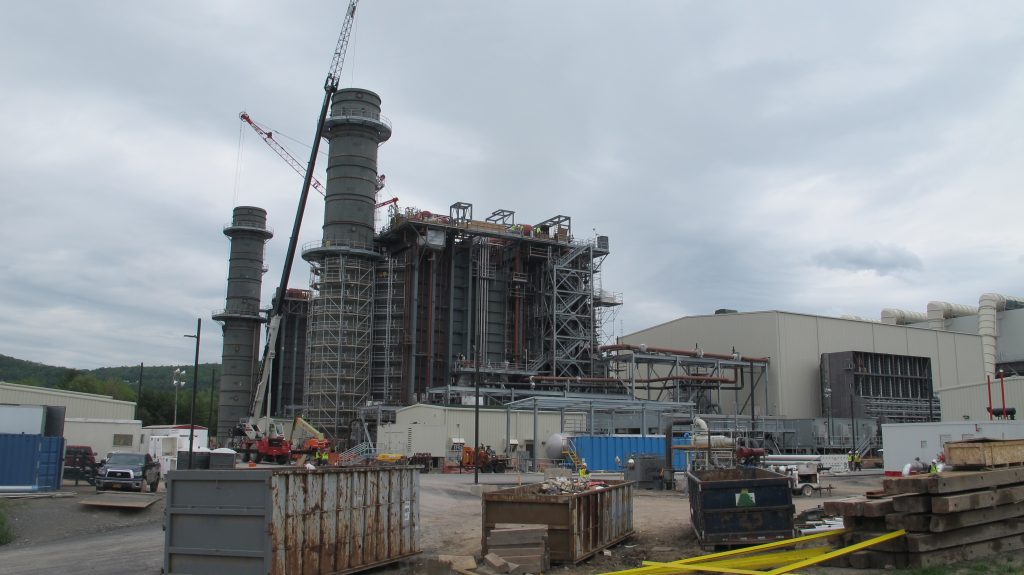 IMG_5388 A natural gas power plant under construction in Bradford County, Pa. (Marie Cusick/StateImpact Pennsylvania)