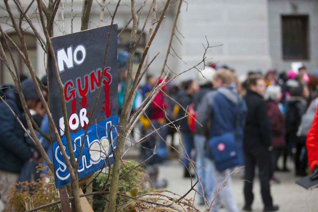 Photo_9_Martinez Students Walkout of their school to raise awareness about issues of school safety and the impact of gun violence.