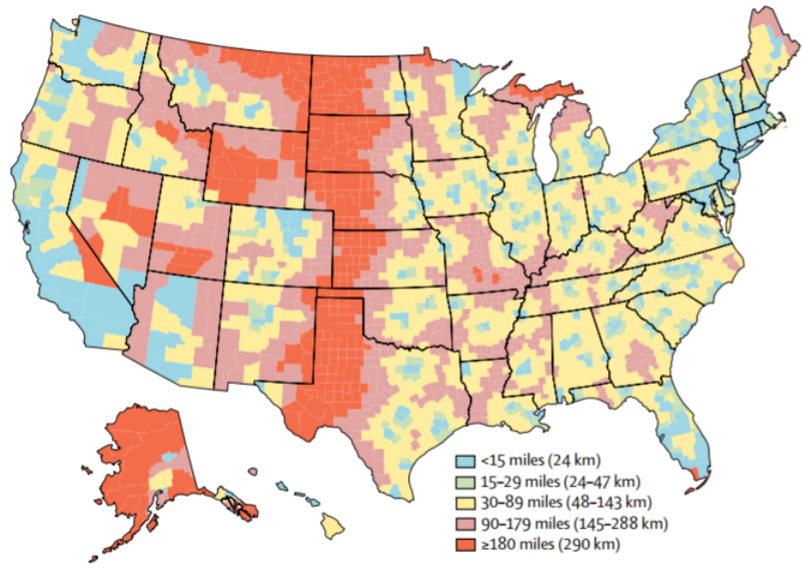 Analysis is limited to facilities that had caseloads of 400 abortions or more per year and those affiliated with Planned Parenthood that performed at least one abortion in the period of analysis. Credit: National Academies of Sciences; Source: Bearak et al., 2017
