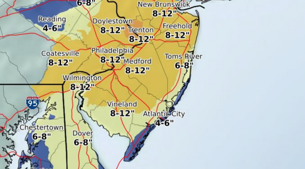 Screen Shot 2018-03-19 at 5.14.06 PM Monday afternoon NWS snow forecast.