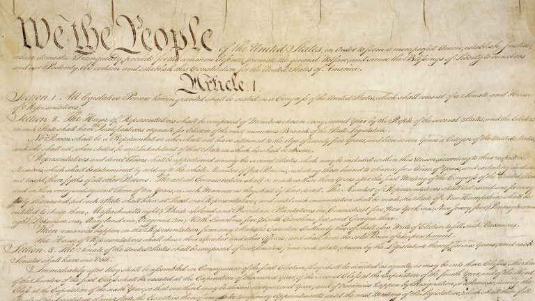 Altogether, the Constitution has only been amended 17 times since the Bill of Rights, and one of those amendments (the 21st) was done just to repeal another (the 18th, known as Prohibition). (National Archives via AP) 