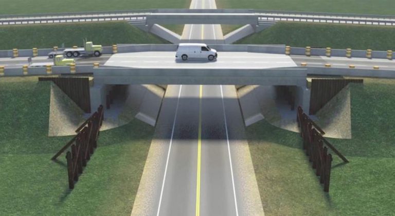 A rendering of an Accelerated Bridge Construction project, as illustrated by the Michigan Department of Transportation. Two bridges along the Pennsylvania Turnpike were recently built with ABC techniques. PENNSYLVANIA TURNPIKE/MICHIGAN DEPARTMENT OF TRANSPORTATION