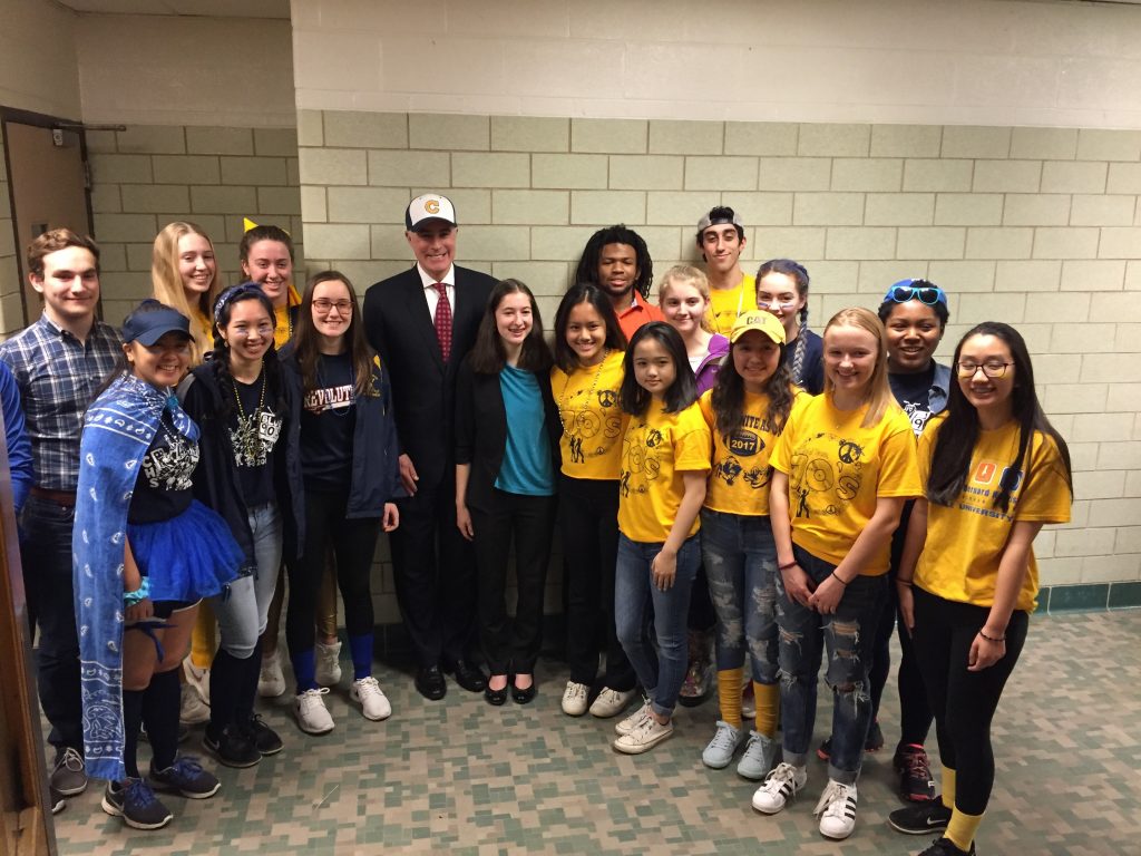 file-6 U.S. Senator Bob Casey visited students at Cheltenham High School, March 2, 2018.
