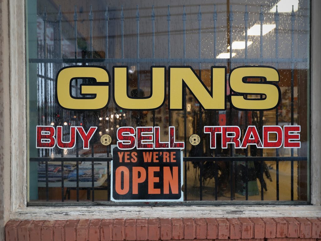 Current federal law only requires background checks for gun purchases from licensed gun dealers, but gun control advocates want to extend the law to include private gun sales, too. (John Moore/Getty Images)