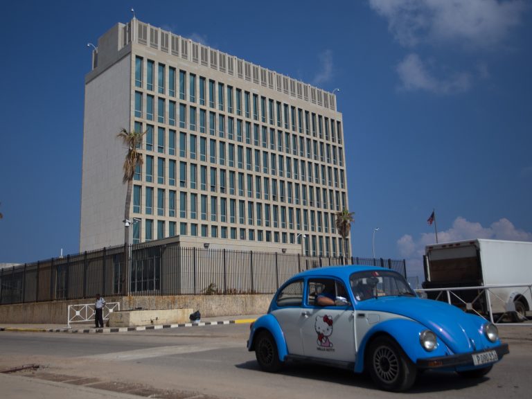 The State Department has set permanent cuts in personnel at the U.S. embassy in Havana, Cuba. Health damage suffered there by Americans is still unexplained. (Anadolu Agency/Getty Images)