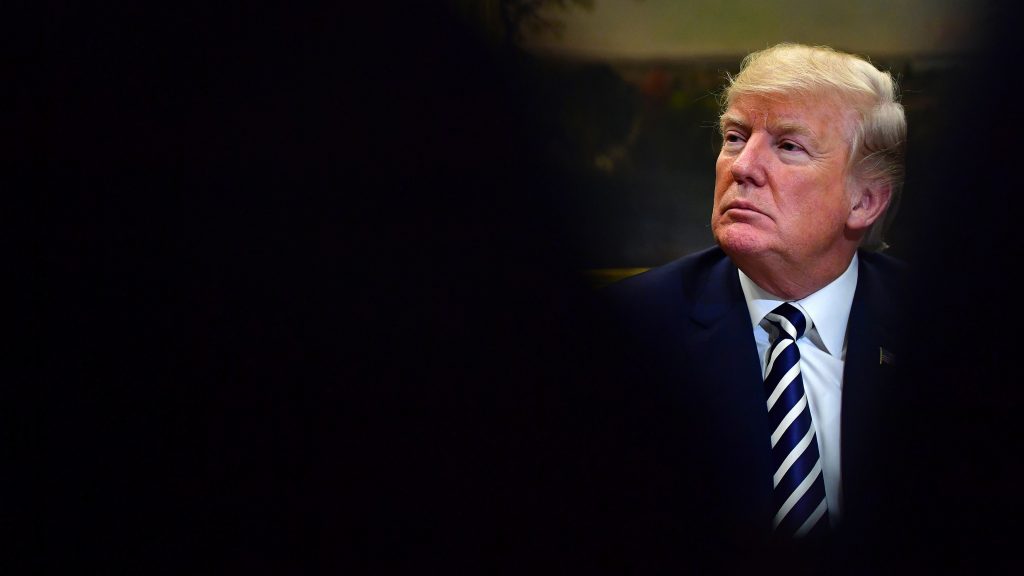 President Trump is announcing new tariffs against China on Thursday. (Pool/Getty Images)