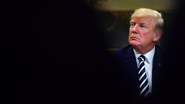 President Trump is announcing new tariffs against China on Thursday. (Pool/Getty Images)