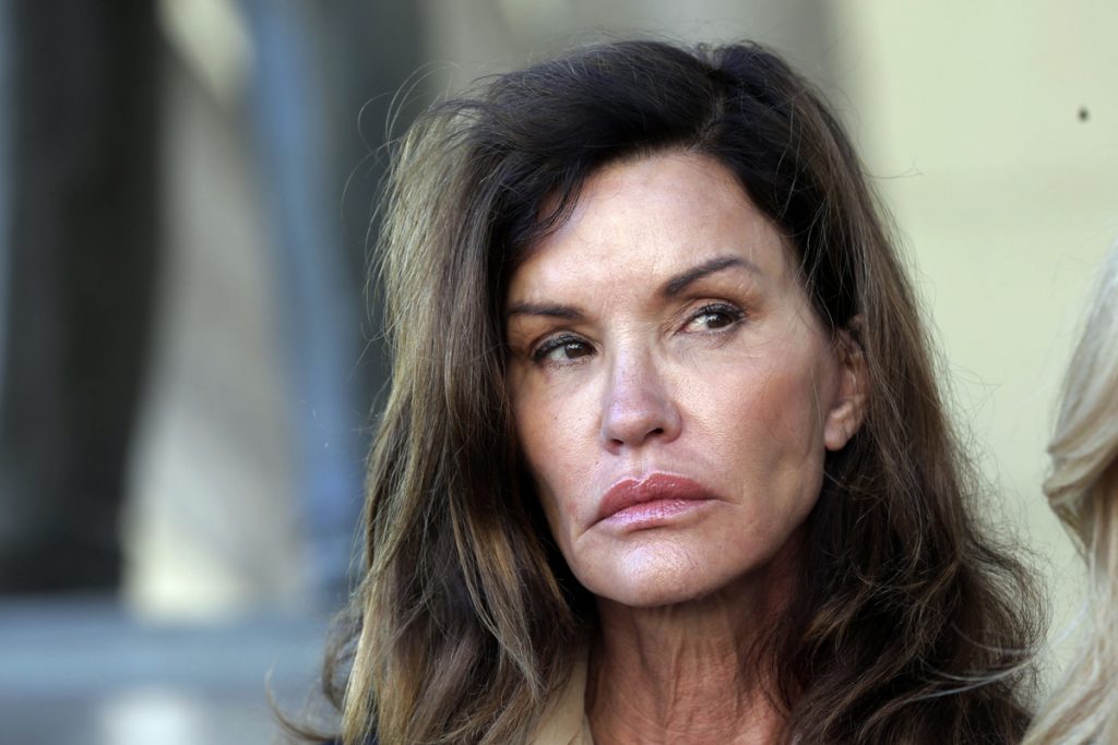 Janice Dickinson Model Janice Dickinson outside Los Angeles Superior Court in 2016