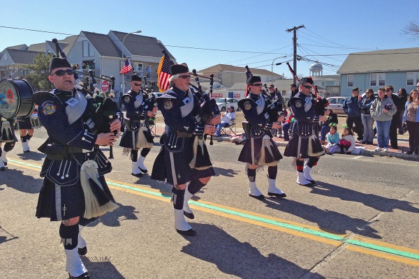 x_20130311_1031397499 A scene for a past Ocean County St. Patrick's Day Parade in Seaside Heights. The 2018 parade is set for March 10. (Photo: Sandy Levine/for WHYY)