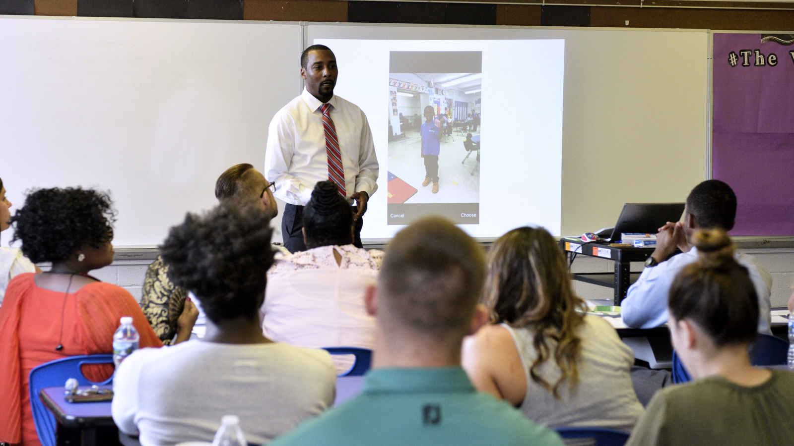 School Year Kick-off for teaching staff of Mastery Charter School John Wister Elementary.