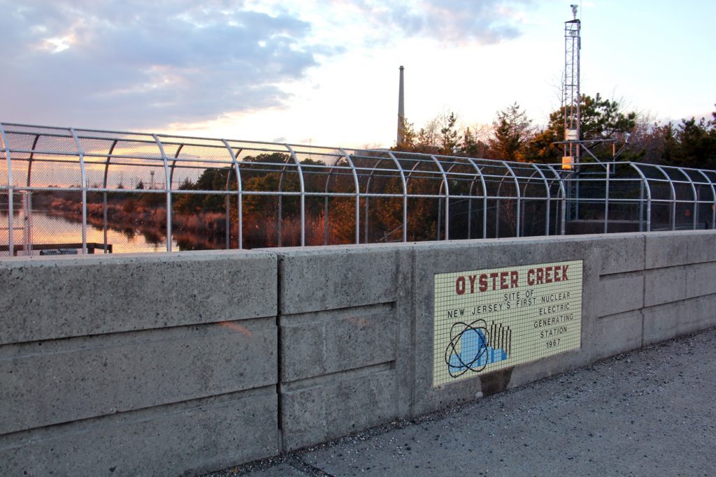2018 03 08-e lee-new jersey lacey township oyster creek nuclear generating station-nuclear plant shut down bridge Oyster Creek was New Jersey's first nuclear generation station, opened in 1967. (Emma Lee/WHYY)