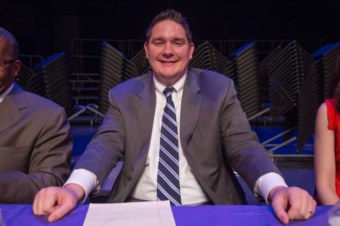 South Philadelphia native Rich Lazer is a former deputy mayor for labor in Philadelphia. He has the backing of Mayor Jim Kenney and building trades unions. (Emily Cohen for WHYY)