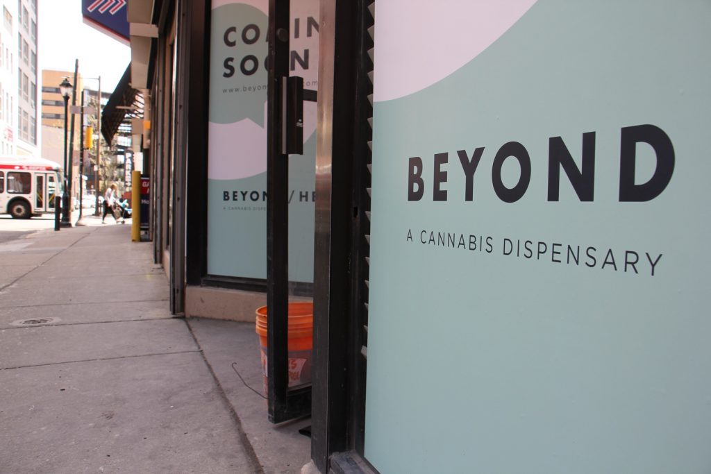 2018 04 26-e lee-center city-cannabis dispensary Center City's first cannabis dispensary will open at 12th and Sansom streets.