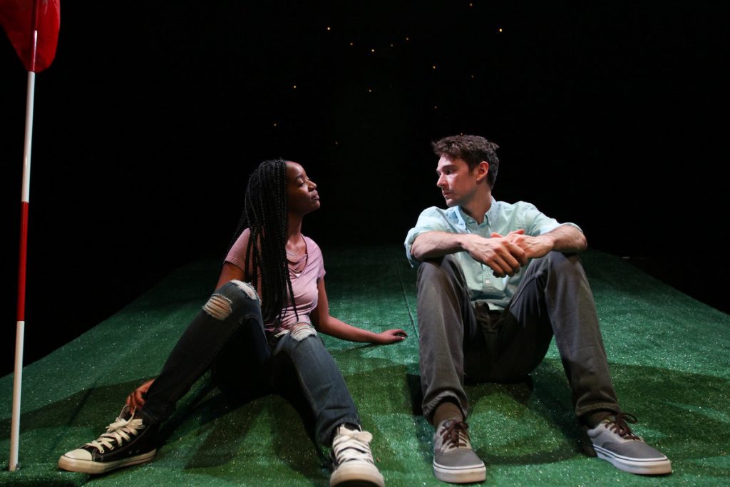 675 Kishia Nixon and Trevor William Fayle in Theatre Exile's world-premiere production of