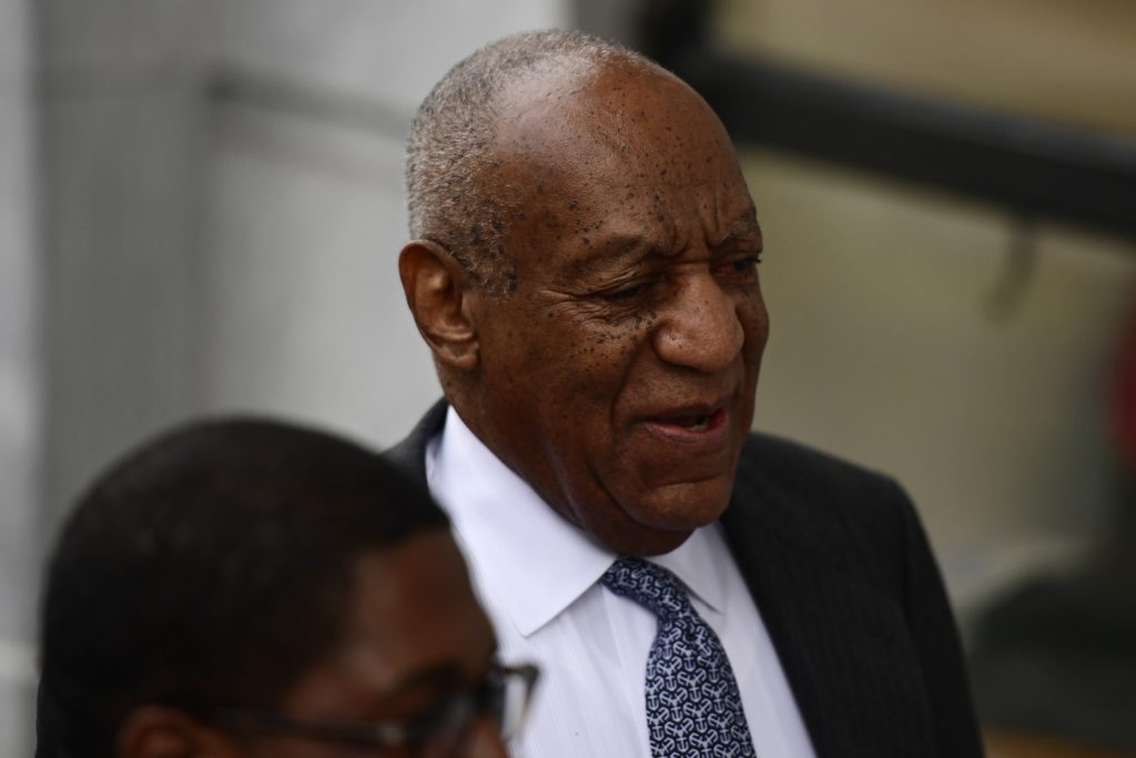 Bill Cosby arrives for his sexual assault trial at the Montgomery County Courthouse, Tuesday, April 3, 2018, in Norristown, Pa. (Corey Perrine/AP Photo)