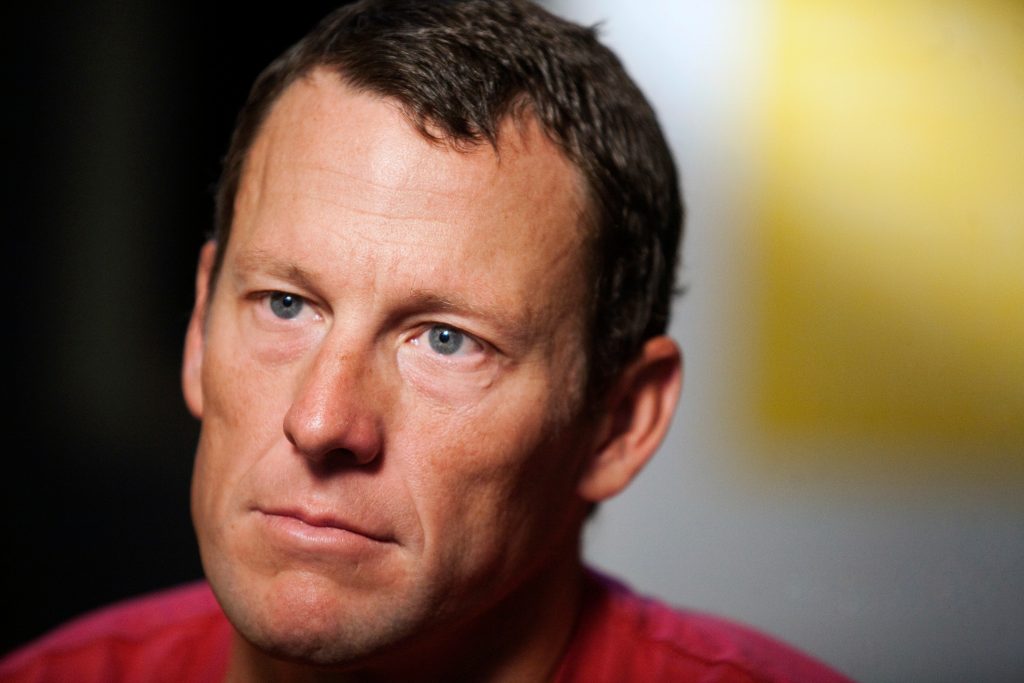Lance Armstrong In this Feb. 15, 2011 file photo, Lance Armstrong pauses during an interview in Austin, Texas.Armstrong, on Thursday, April 19, 2018, has reached a $5 million settlement with the federal government in a whistleblower lawsuit that could have sought $100 million in damages from the cyclist who was stripped of his record seven Tour de France victories after admitting he used performance-enhancing drugs throughout much of his career. (Thao Nguyen/AP Photo, file)