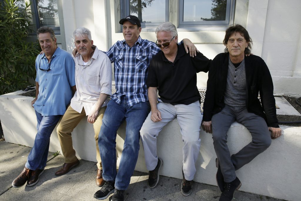 Marijuana Holiday The Waldos In this Friday, April 13, 2018, photo, the Waldos, from left, Mark Gravitch, Larry Schwartz, Dave Reddix, Jeffrey Noel and Steve Capper sit on a wall they used to frequent at San Rafael High School in San Rafael, Calif. Friday is April 20, or 4/20. That’s the numerical code for marijuana’s high holiday, a celebration and homage to pot’s enduring and universal slang for smoking. And the five Northern California high school stoner buddies widely credited with creating the shorthand slang for getting high nearly 50 years ago now serve as the day's unofficial grand masters. (Eric Risberg/AP Photo)