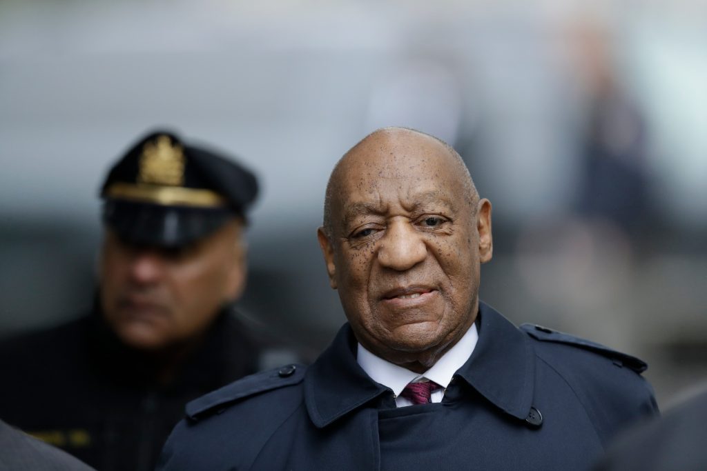 Bill Cosby Bill Cosby arrives for his sexual assault trial, Wednesday, April 25, 2018, at the Montgomery County Courthouse in Norristown, Pa.