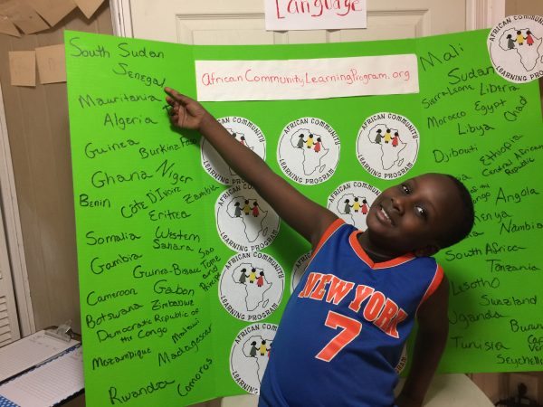 Aminata Sy's son, Ibra, is part of the African Learning Center Program.  (Photo courtesy of Aminata Sy)