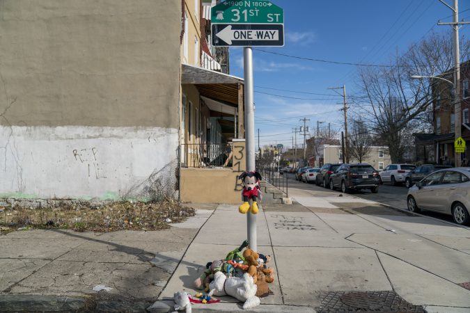 Strawberry Mansion was especially hard hit by violence during the crack epidemic. Shootings are still common. (Jessica Kourkounis/WHYY)