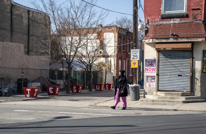 A slice of life in Strawberry Mansion. (Jessica Kourkounis/WHYY)