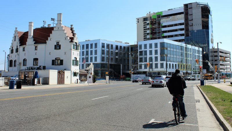 On the left is the Knife and Fork restaurant and bar. During Prohibition, it served alcohol openly until the feds raided it. (Bill Barlow/for WHYY)