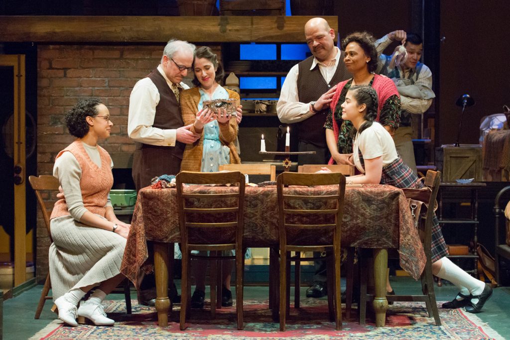 The cast of “The Diary of Anne Frank.” The cast of